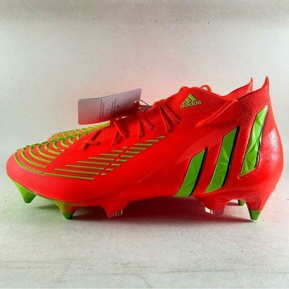 Adidas Predator Edge.1 SG Soccer Cleats Orange Size Mens 4.5 Womens 5.5 GW1016 - Picture 3 of 9